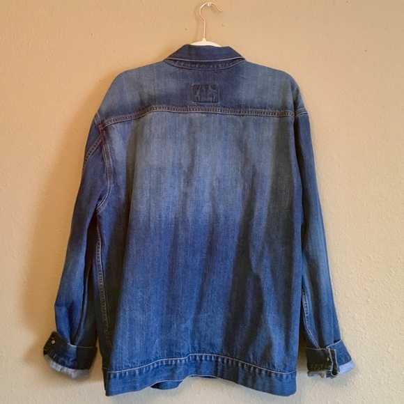 Gap 1969 Classic Blue Oversized Denim Jacket - Picture 8 of 8